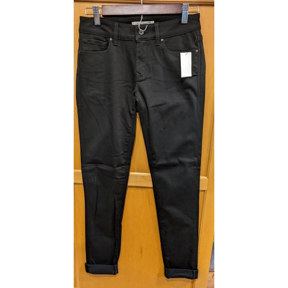 Mavi Womens Jeans  Black Adriana Super Skinny Casual Denim‎ Bottoms 27X33 Actual